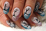 Winter Nailart - Nageldesign und Nailart von Petra Rivers - Peri-Nails